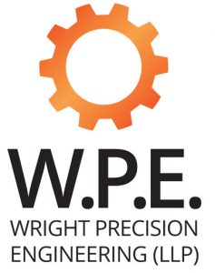 wright precision engineering logo design